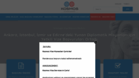 What Kosmosvize.com.tr website looked like in 2022 (3 years ago)
