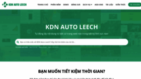 What Kdnautoleech.com website looked like in 2022 (1 year ago)
