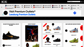 What Kixstats.com website looked like in 2022 (2 years ago)