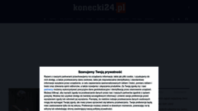 What Konecki24.pl website looked like in 2022 (1 year ago)