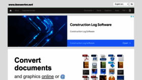 What Konwerter.net website looked like in 2022 (1 year ago)