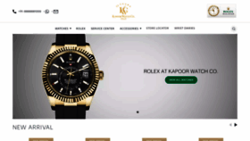 What Kapoorwatch.com website looked like in 2022 (1 year ago)