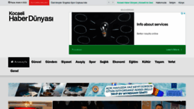 What Kocaelihaberdunyasi.com website looked like in 2022 (1 year ago)