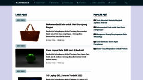 What Kepotimes.com website looked like in 2022 (1 year ago)