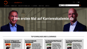 What Karriereakademie.de website looked like in 2022 (1 year ago)