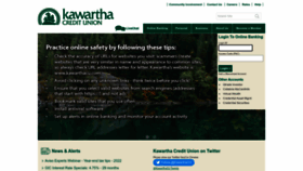 What Kawarthacu.com website looked like in 2022 (1 year ago)