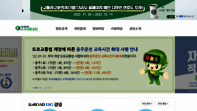 What Koroad.or.kr website looked like in 2022 (1 year ago)
