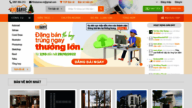 What Khobanve.vn website looked like in 2022 (1 year ago)