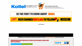 What Kollelbudget.com website looked like in 2022 (1 year ago)