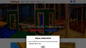 What Kidstopia-us.com website looked like in 2022 (1 year ago)
