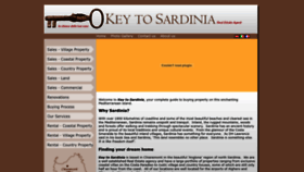 What Keytosardinia.com website looked like in 2022 (1 year ago)