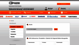 What Kinseher-shop.de website looked like in 2022 (1 year ago)