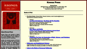 What Kronos-press.com website looked like in 2022 (2 years ago)