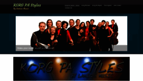 What Korgpastyles.com website looked like in 2022 (1 year ago)