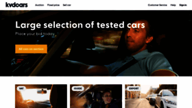 What Kvdcars.com website looked like in 2022 (1 year ago)