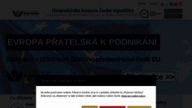 What Komora.cz website looked like in 2022 (1 year ago)