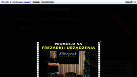 What Kluczekaczorek.pl website looked like in 2022 (1 year ago)