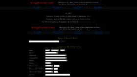 What Kingstonian.net website looked like in 2023 (1 year ago)