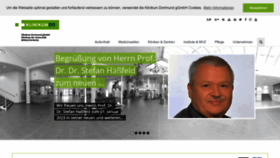 What Klinikumdo.de website looked like in 2023 (1 year ago)