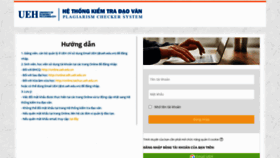 What Kiemtradaovan.ueh.edu.vn website looked like in 2023 (1 year ago)