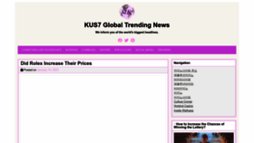 What Kus7.com website looked like in 2023 (1 year ago)