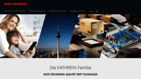 What Kathrein.com website looked like in 2023 (1 year ago)