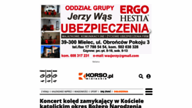 What Korso.pl website looked like in 2023 (1 year ago)
