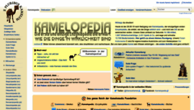 What Kamelopedia.net website looked like in 2023 (1 year ago)