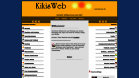 What Kikisweb.de website looked like in 2023 (2 years ago)