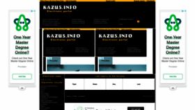 What Kazus.info website looked like in 2023 (1 year ago)