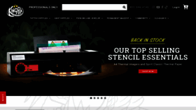 What Kingpintattoosupply.com website looked like in 2023 (1 year ago)