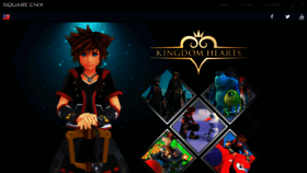 What Kingdomhearts.com website looked like in 2023 (1 year ago)