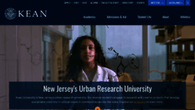 What Kean.edu website looked like in 2023 (2 years ago)