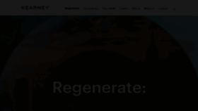 What Kearney.com website looked like in 2023 (2 years ago)
