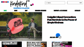 What Kindakind.com website looked like in 2023 (1 year ago)