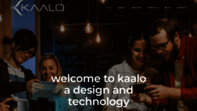 What Kaalo.com website looked like in 2023 (1 year ago)