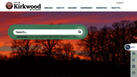 What Kirkwoodmo.org website looked like in 2023 (1 year ago)