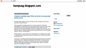 What Kampusg.blogspot.com website looked like in 2023 (1 year ago)