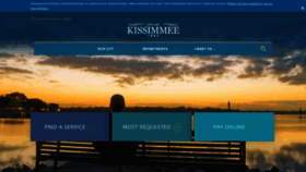What Kissimmee.gov website looked like in 2023 (1 year ago)