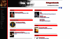 What Kriegsreisende.de website looked like in 2023 (1 year ago)
