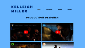 What Kelleighmiller.com website looked like in 2023 (1 year ago)