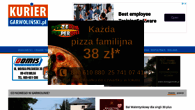 What Kuriergarwolinski.pl website looked like in 2023 (1 year ago)
