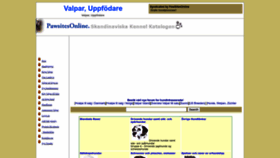 What Kennelkatalogen.se website looked like in 2023 (1 year ago)