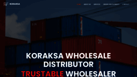 What Koraksa.com website looked like in 2023 (1 year ago)