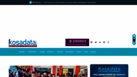 What Kosadata.com website looked like in 2023 (1 year ago)