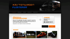 What Kastenwagenfluesterer.de website looked like in 2023 (1 year ago)