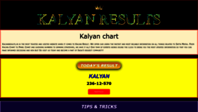 What Kalyanresults.in website looked like in 2023 (1 year ago)