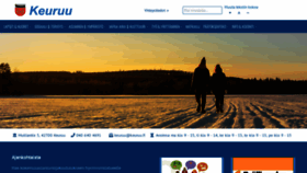 What Keuruu.fi website looked like in 2023 (1 year ago)