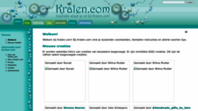 What Kralen.com website looked like in 2023 (1 year ago)