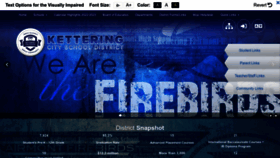 What Ketteringschools.org website looked like in 2023 (2 years ago)